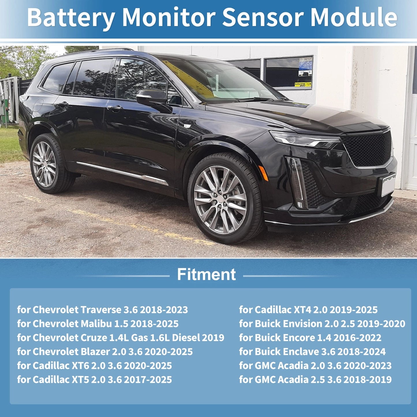 Battery Sensor Monitor Module for Chevrolet Malibu 1.5 (2018–2025) 13545954