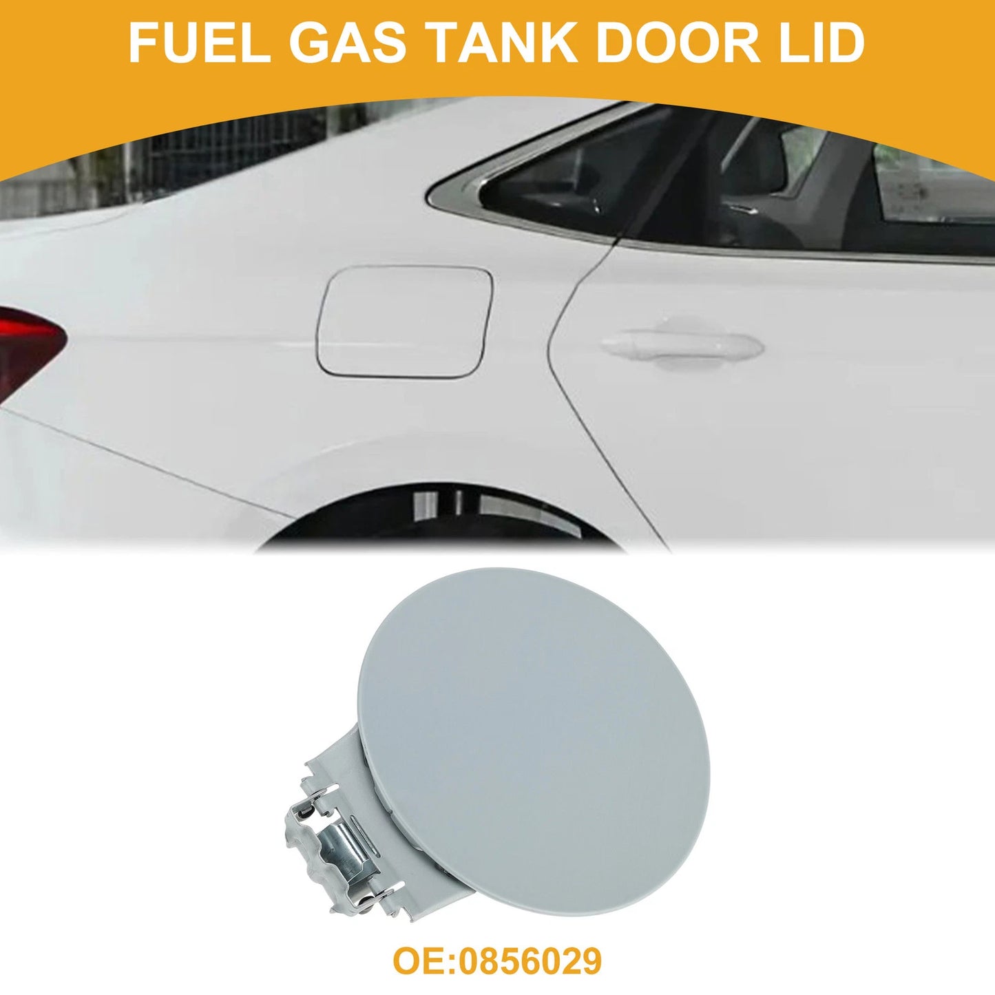 Fuel Tank Door Cap for Chevy Silverado 1500 (1999–2006) Black Filler Flap