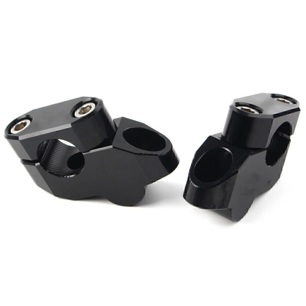 Black Handlebar Bar Extension Riser for Motorcycle