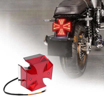 LED Motorcycle Tail Light Brake Turn Signal for Universal 12V (All Years)