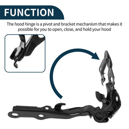 Hood Hinges Set of 2 for Toyota Camry (2007–2011) No. 5341006090