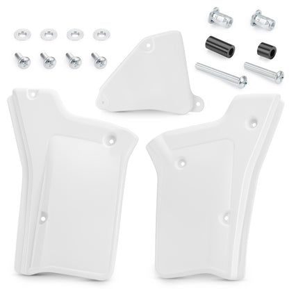 Side Panels for Honda XR200R (1984–2002) Left Right Cover White Plastic