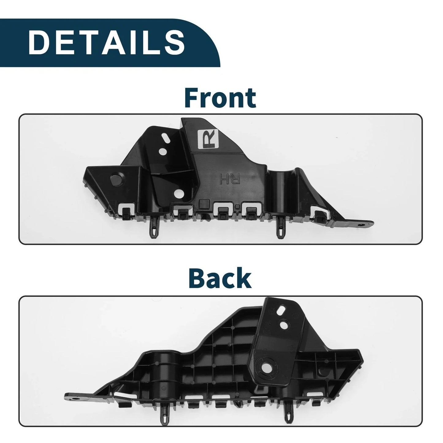 Right Front Bumper Retainer Bracket for Chevy Trax (2017-2022)