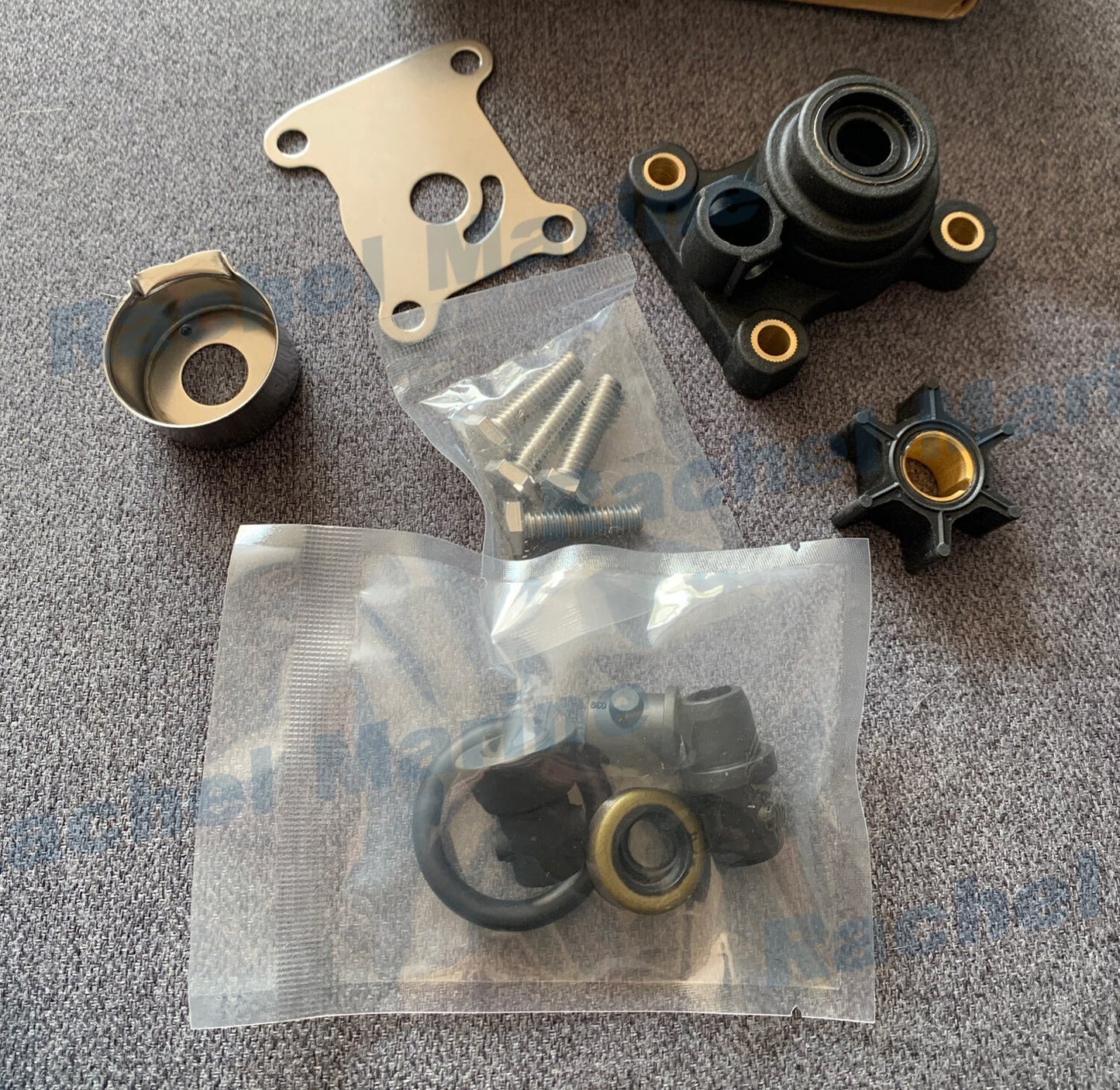 Water Pump Impeller Repair Kit for Johnson Evinrude 9.9-15 HP (1990–2023)