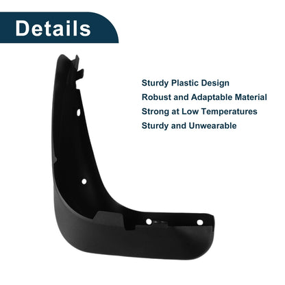 Set of 4 Mud Flaps Splash Guards for Volkswagen Golf Wagon MK6 (2008–2015)