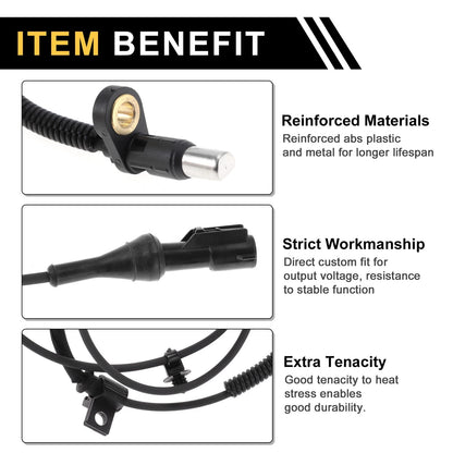ABS Wheel Speed Sensor for Ford F-250 F-450 F-550 Super Duty (2005–2022)