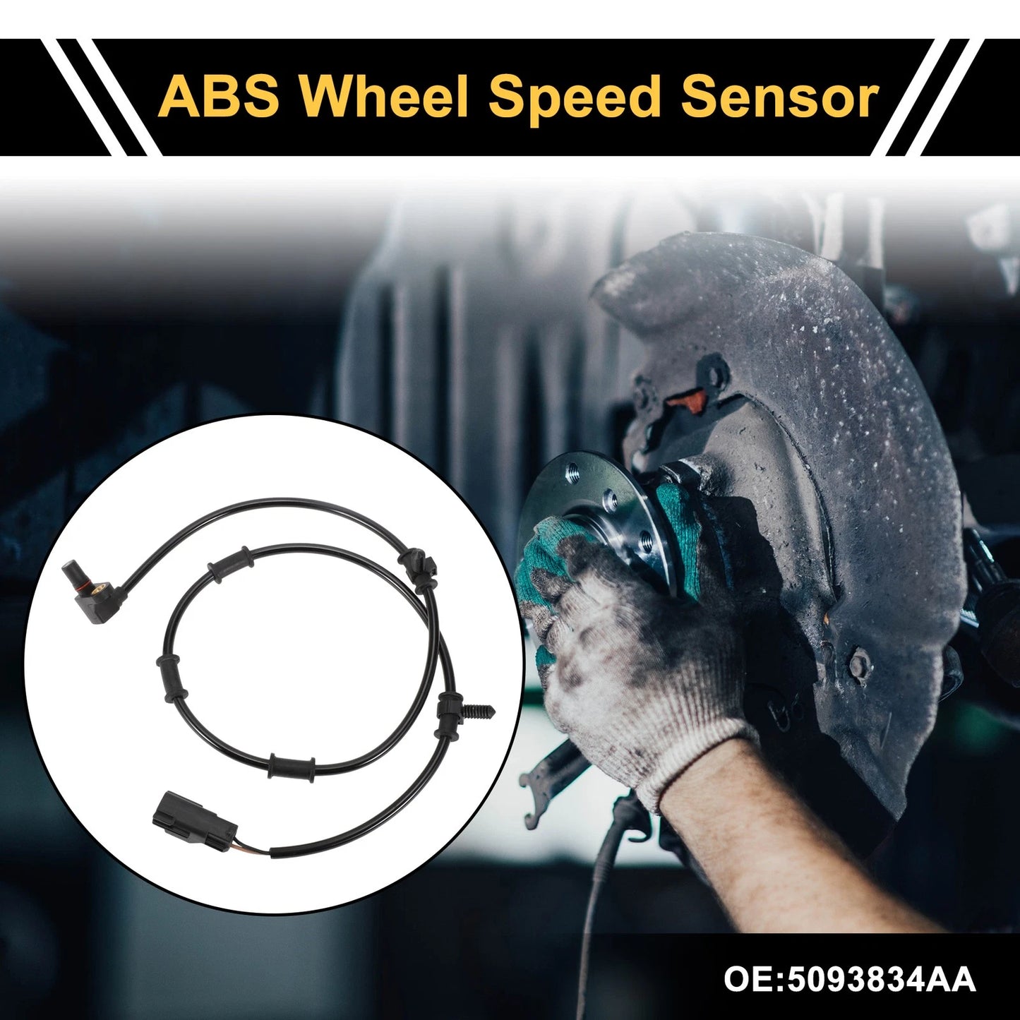 ABS Wheel Speed Sensor No. 5093834AA for Dodge Ram 3500 (2003–2005)