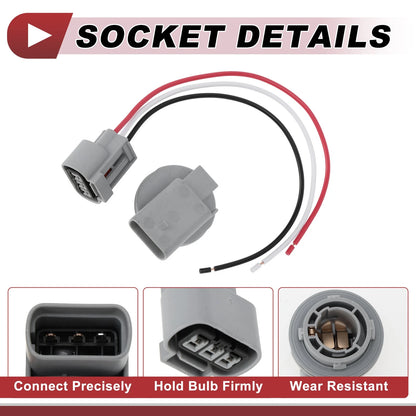 Set of 1 Front Turn Signal Light Socket Wiring for Kia Rio Rio5 (2010–2011) No. 921614D000