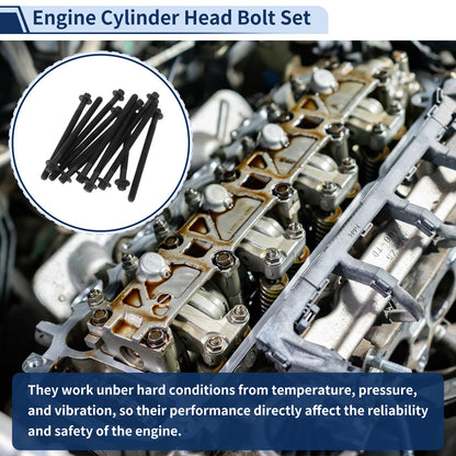 Set of 10 Engine Cylinder Head Bolts for Chevrolet Sonic 1.4L L4 (2012–2020) No. ES 72474
