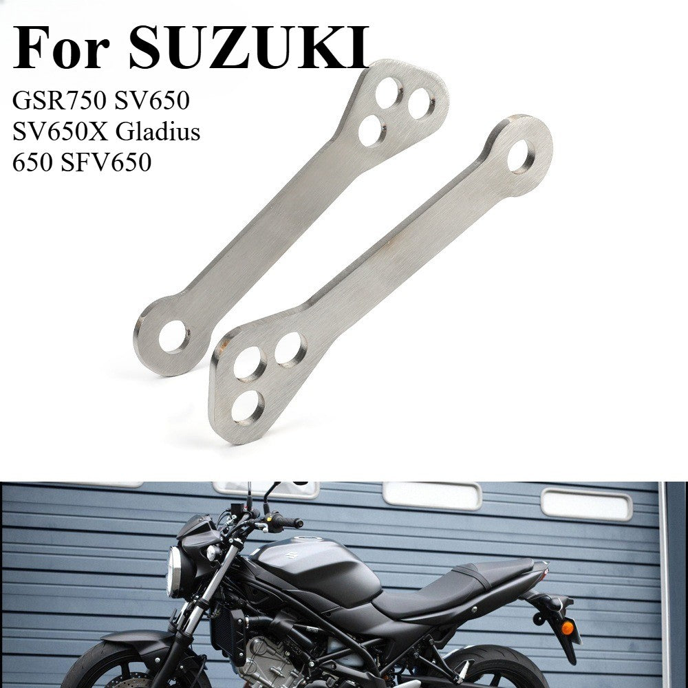 Set of Suspension Lowering Links for Suzuki GSR750 SV650 SV650X (2011–2020)