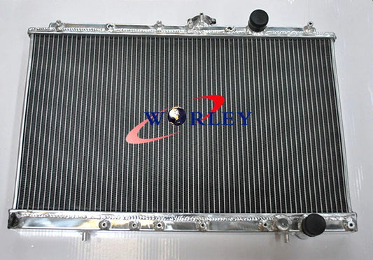 52mm Aluminum Radiator & Fans for Mitsubishi Lancer EVO 1-3 (92-96)