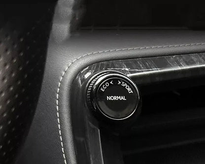 Black Wood Grain Console Gear Shift Frame for Lexus NX (2022–2025)