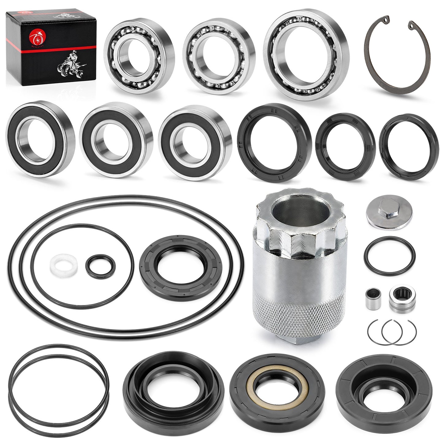 Rear Differential Bearing & Seal for Honda Rancher 350 (2000–2006)