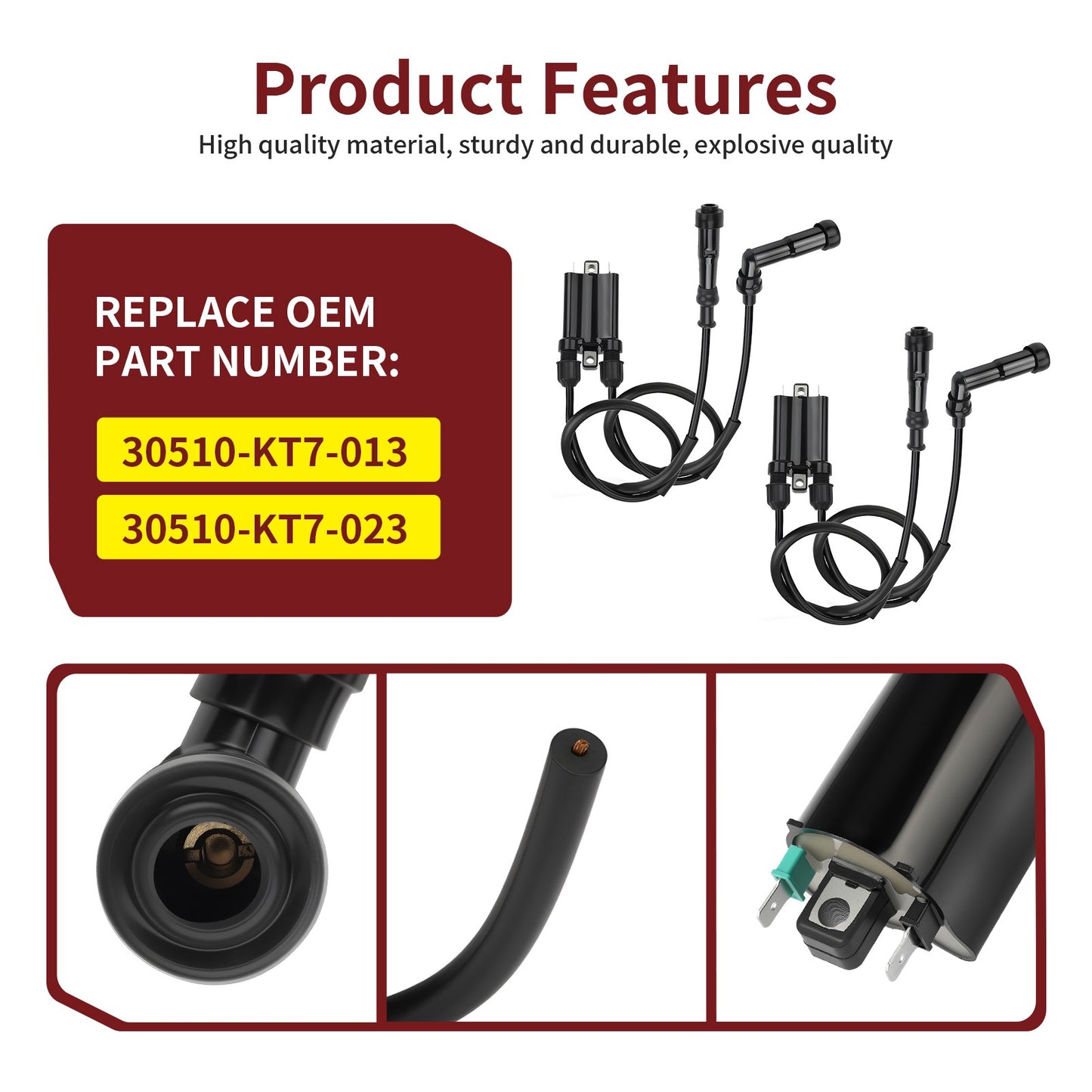 Ignition Coils and Wires for Honda Nighthawk 750 (1991–2003)