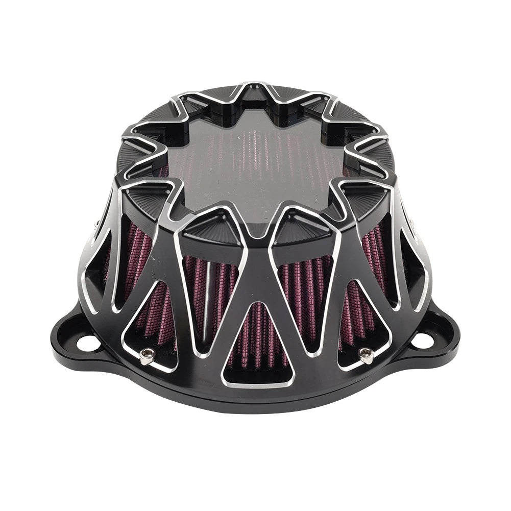 1" Chrome Handlebar Mount Clamps Risers for Harley Dyna Softail