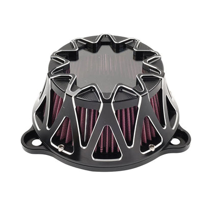 1" Chrome Handlebar Mount Clamps Risers for Harley Dyna Softail