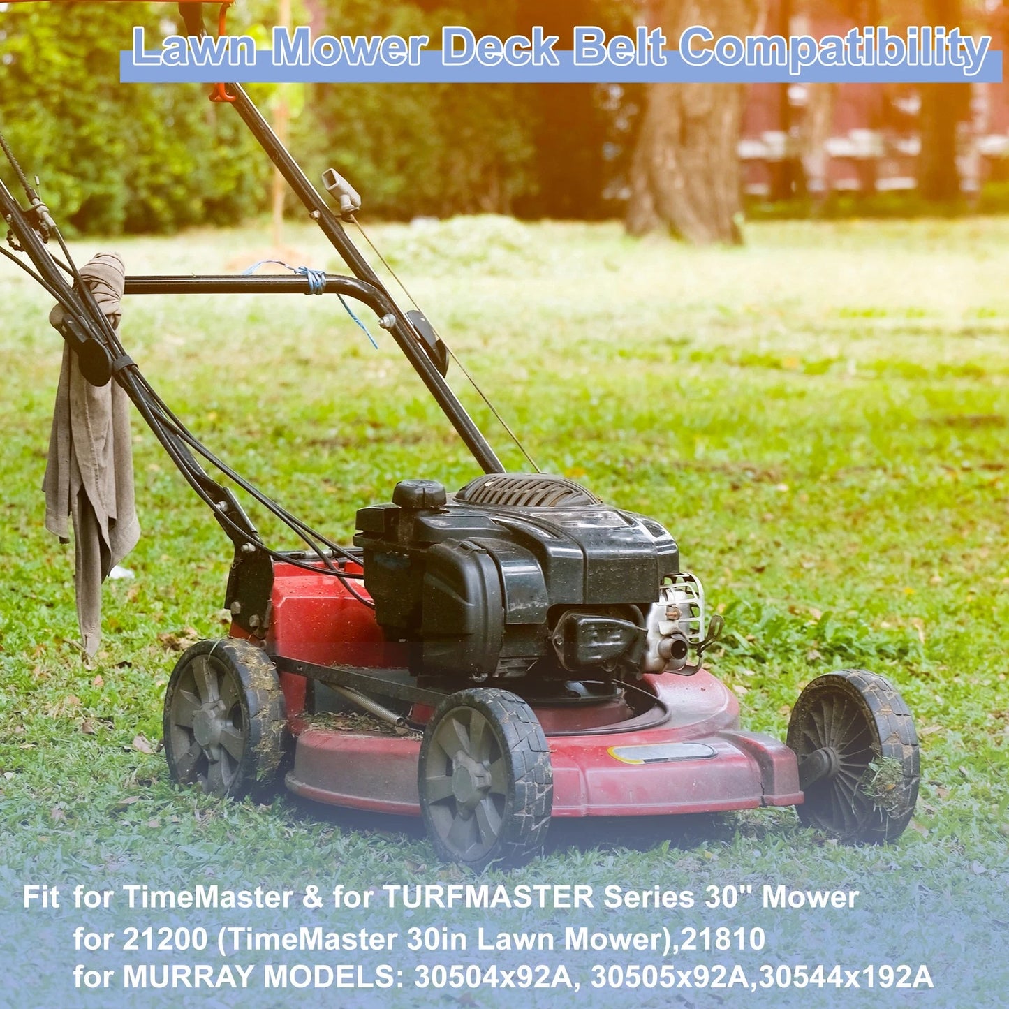 Lawn Mower Deck Belt No.1215765 for TimeMaster & TurfMaster 30" (1 Pc)