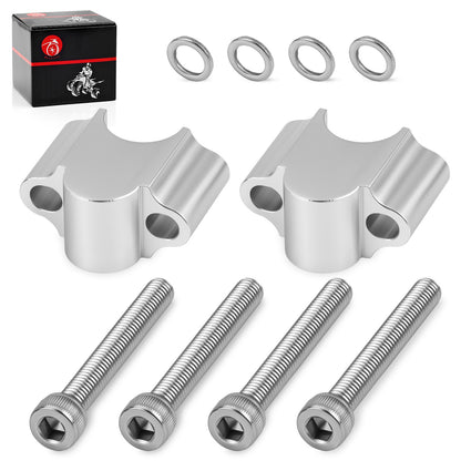 Handlebar Risers for Honda Suzuki ATV Dirt Bike Motorcycle (30mm Height)