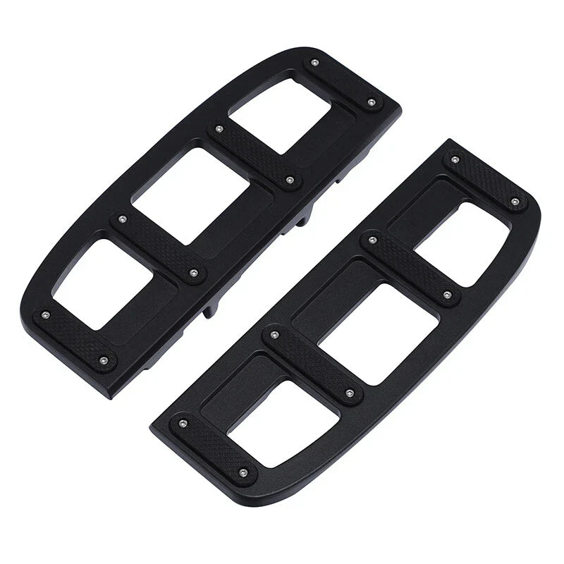 Matte Black Rider Driver Footboard for Harley Fat Boy Heritage Classic (18-24)