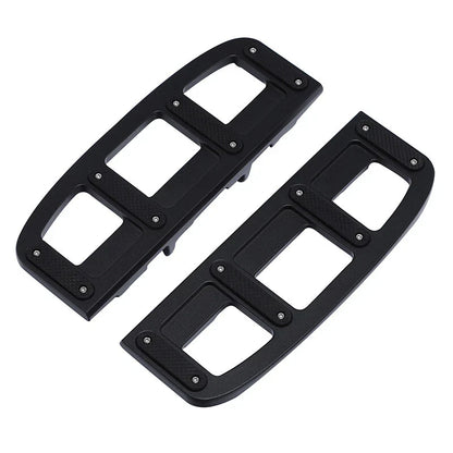 Matte Black Rider Driver Footboard for Harley Fat Boy Heritage Classic (18-24)