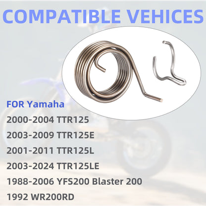 Kick Starter Return Spring & Clip for Yamaha Blaster YFS200 (1988–2006)