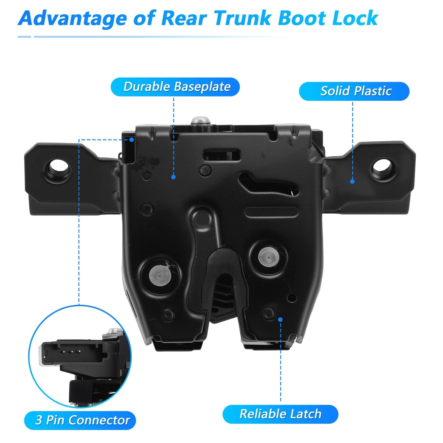 Tailgate Latch Lock Actuator for Chevrolet GMC Cadillac XT4 (2019–2023)