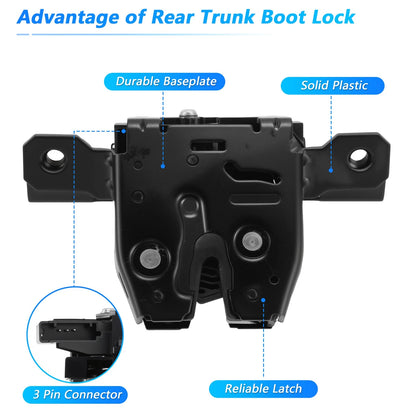 Tailgate Latch Lock Actuator for Chevrolet GMC Cadillac XT4 (2019–2023)