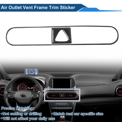 Set of 1 Air Condition Outlet Vent Trim Cover Frame for Hyundai Kona (2018–2023)