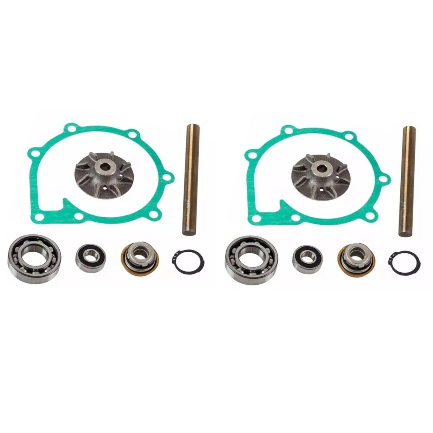Set of 2 Circulation Pump Kits for Volvo Penta AD41 (1990–1999)