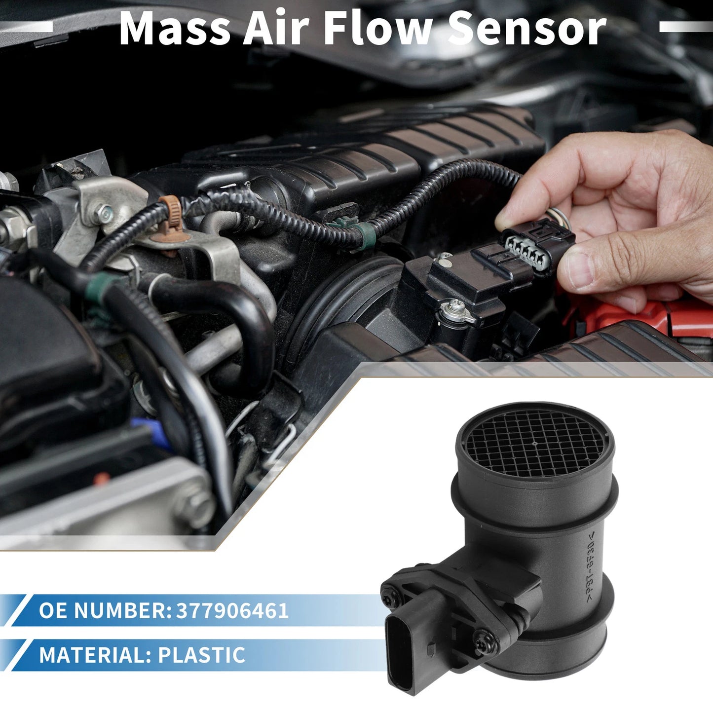 MAF Mass Air Flow Sensor No. 377906461 for VW Sharan (2000–2010)