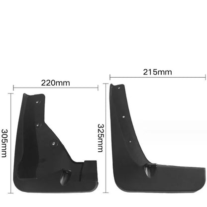 4 x Mud Flaps Splash Guards for Mitsubishi Outlander Sport/ASX (2010–2016)