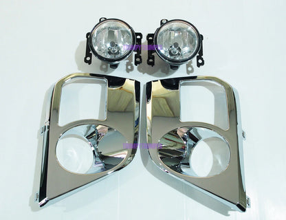 Chrome Cover Trim + Fog Lamp Spot Light for Mitsubishi Triton L200 (2019-2022)