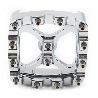 Chrome Brake Pedal Pad Cover for Harley Softail Dyna Sportster Iron 883