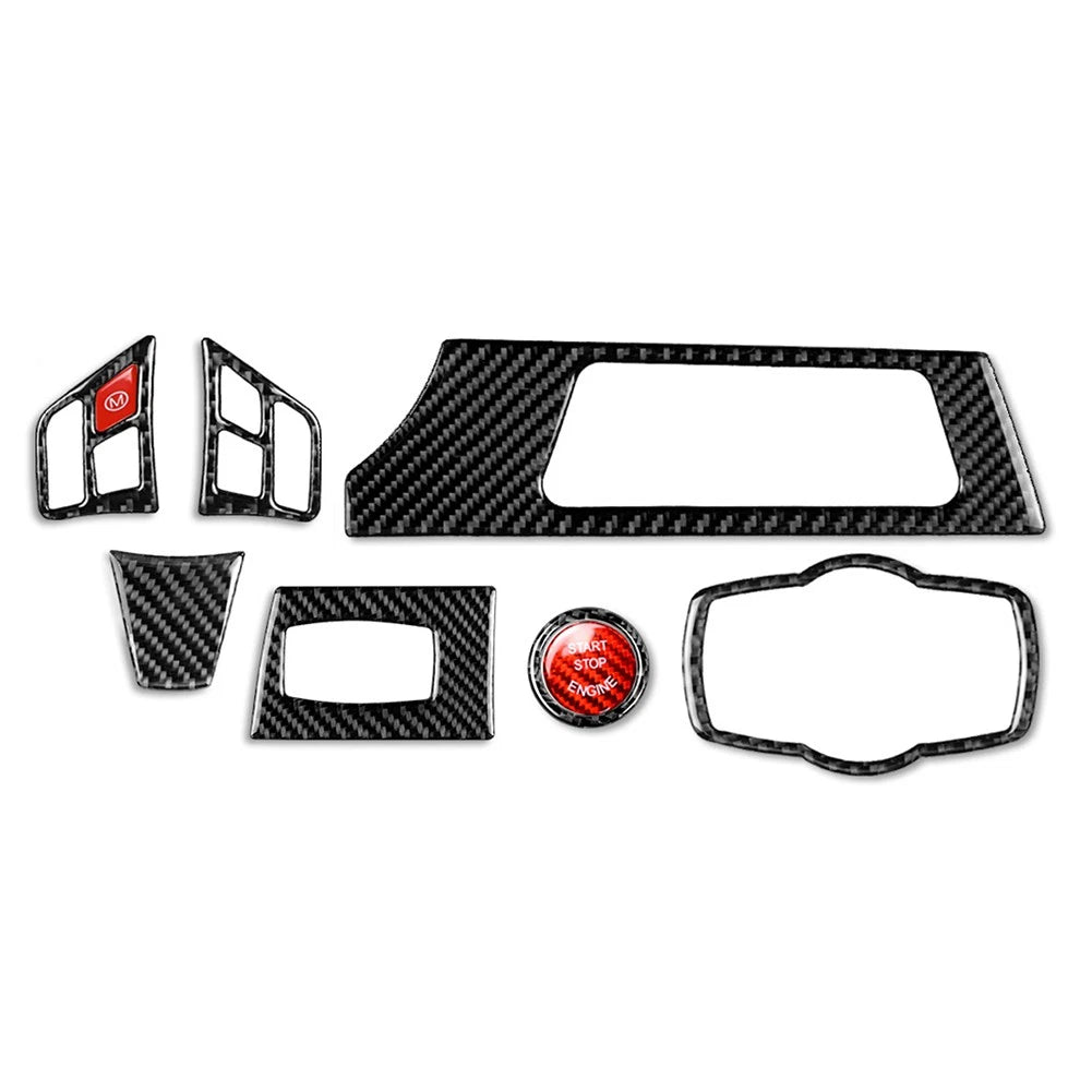 Red Steering Wheel M Mode Button Cover for BMW 3 Series M3 (2007–2013)