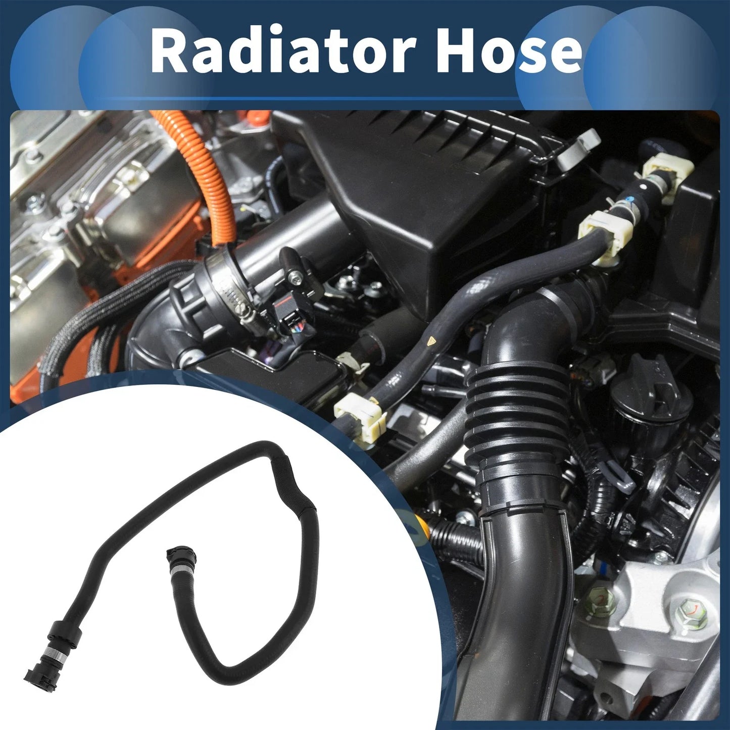 Radiator Hose for BMW 640i (2012-2017) BMW 740i (2011-2014)