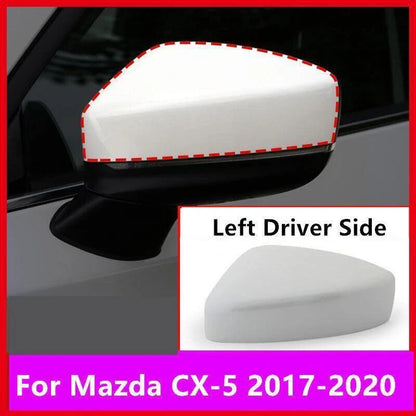 Left Driver Side 1x Rearview Mirror Cap Cover for Mazda CX-5 (2017–2020)