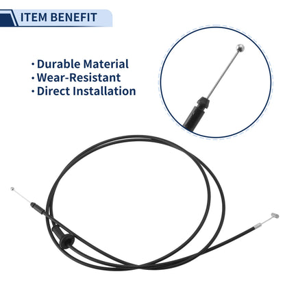 Hood Latch Release Cable for Hyundai Elantra (2000–2006) No. 811902D000