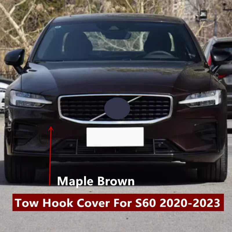 Front Rear Bumper Tow Hook Eye Cap Cover for Volvo S60 V60 (2011-2023)