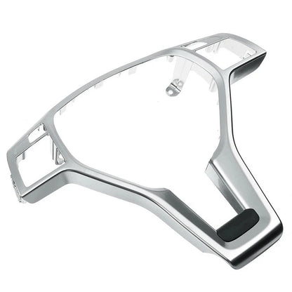 Custom Fit Silver Steering Wheel Trim for Benz CLA Class W117 (2012–2014)