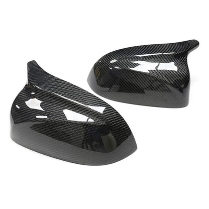 Carbon Fiber Side Mirror Cover Caps for BMW X3 X4 X5 G01 G02 G05 (2018-2024)