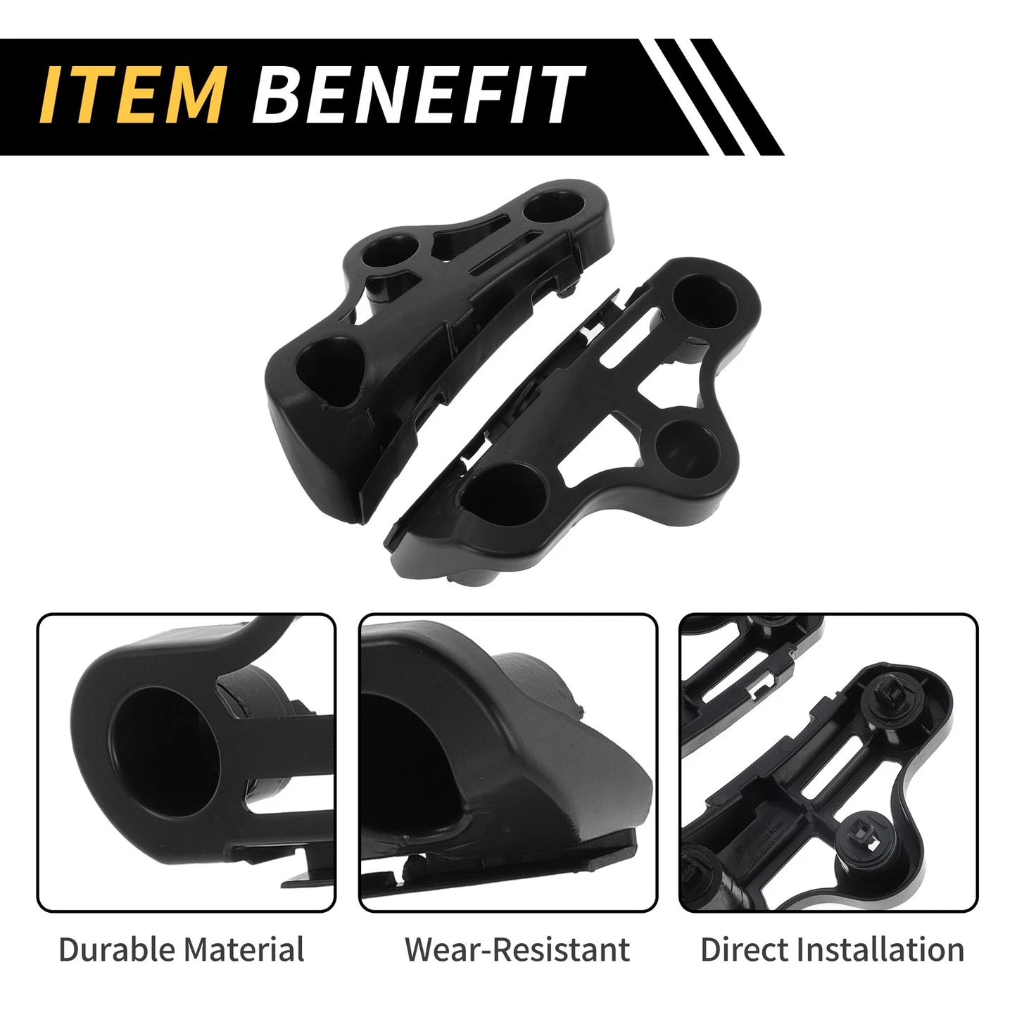 Pair Front Bumper Support Bracket for Toyota Tundra (2007–2013) No.521160C020