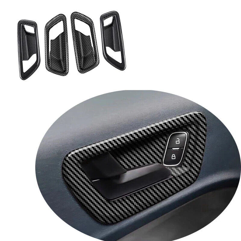 Carbon Fiber Door Handle Frame Cover for Ford Maverick (2022–2023)