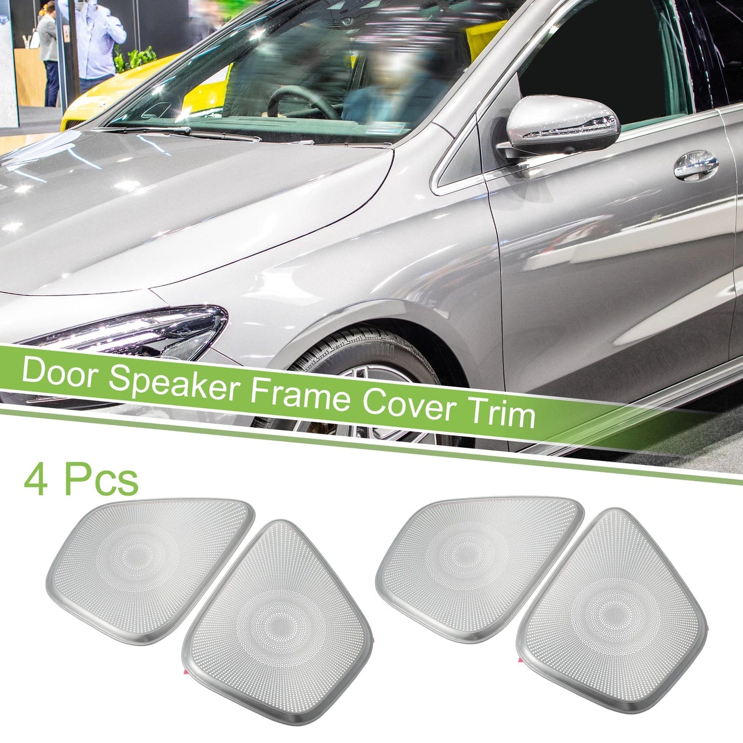4 Pcs Speaker Frame Cover Trim for Mercedes Benz A B Class