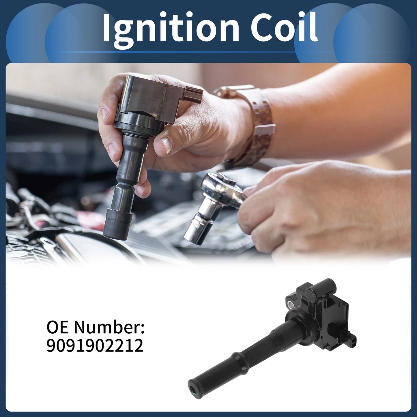 Ignition Coil Pack No. 9091902212 for Toyota Hilux (2002–2005)