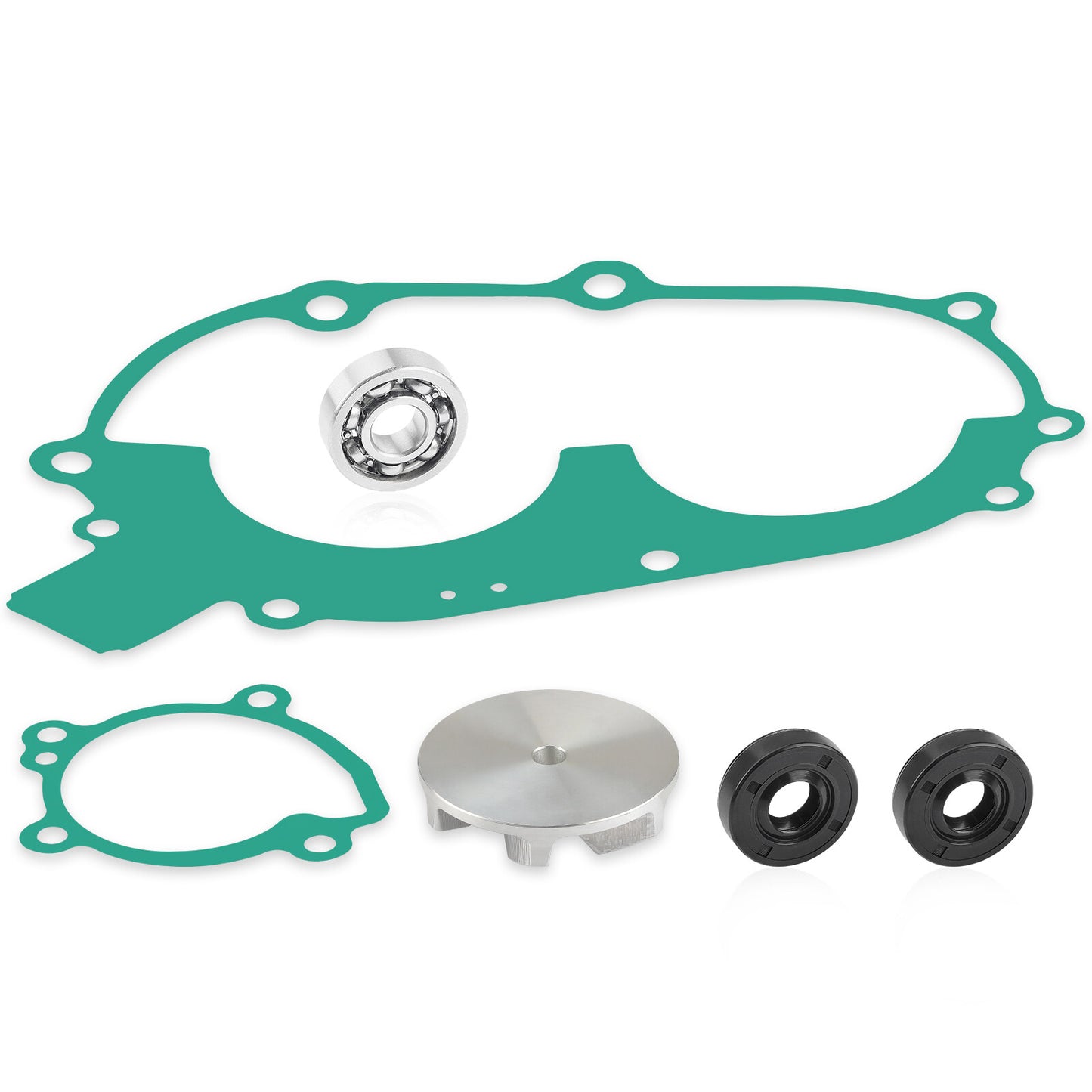 Water Pump Impeller Bearing Seal Gaskets Kit for Polaris Scrambler 400 (1995–2002)