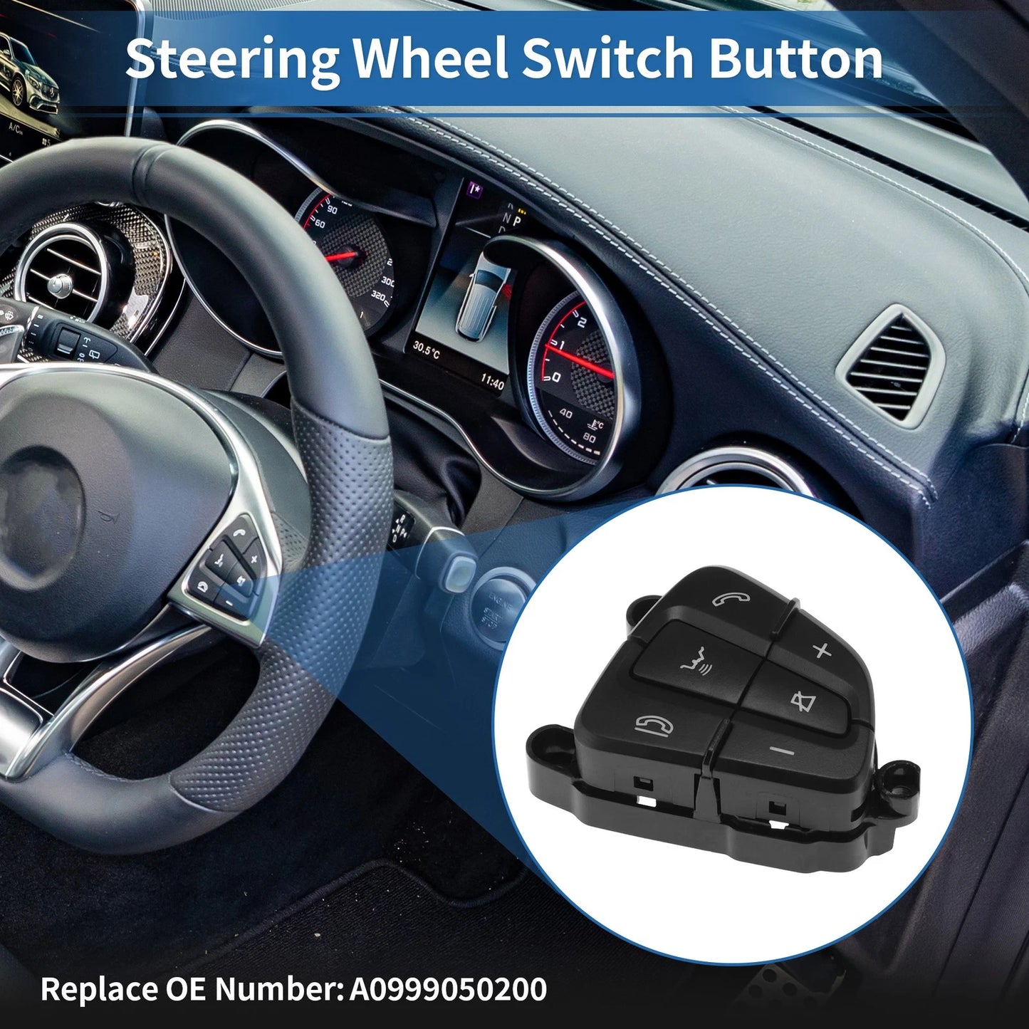 Steering Wheel Buttons for Mercedes-Benz GLC (2016–2023) No.A0999050300