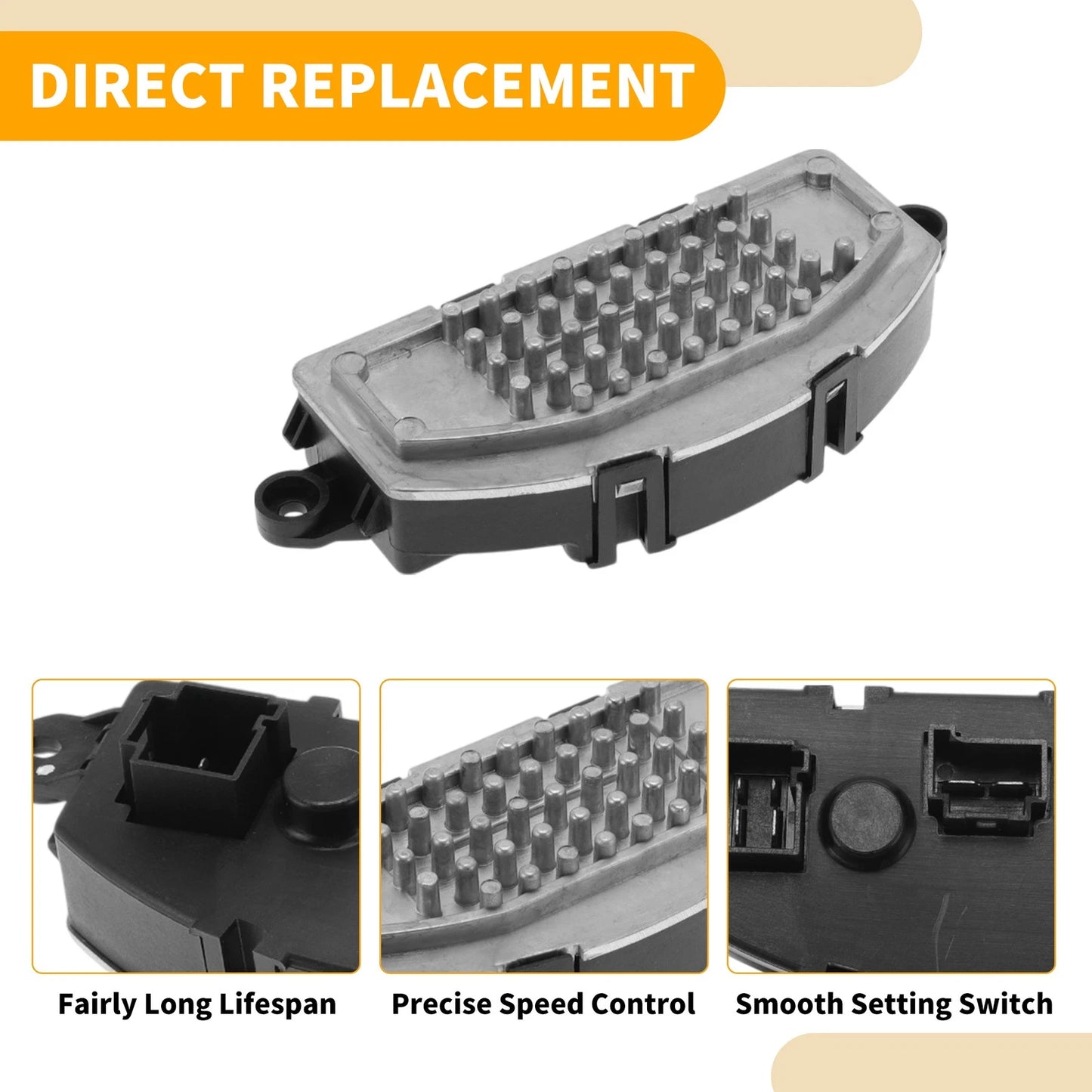 HVAC Blower Motor Resistor No. 3Q0907521A for Audi A4 (2015–2021)