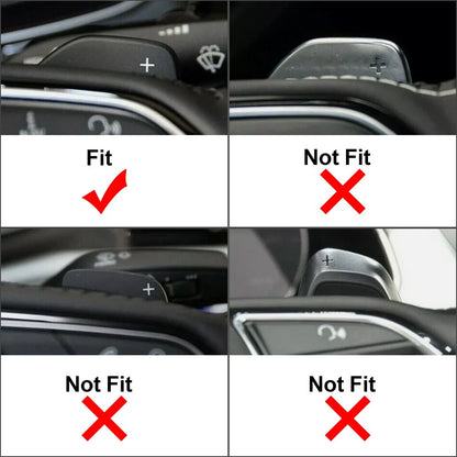 Steering Wheel Paddle Shifter Cover Trim for Audi R8 RS3 RS4 RS5 TT RS (2007–2021)