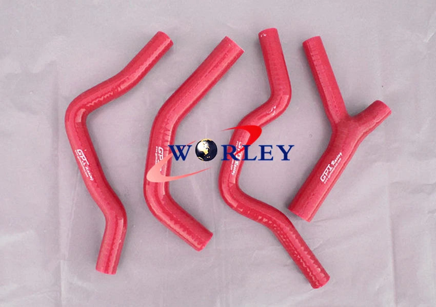 Silicone Radiator Hoses Set of 2 Blue for Honda CR500 CR500R (1985–1988)