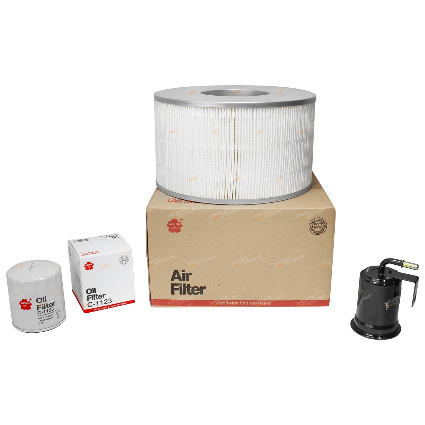 Oil Air Fuel Filter Service Kit for Landcruiser UZJ100 (1998–2007)
